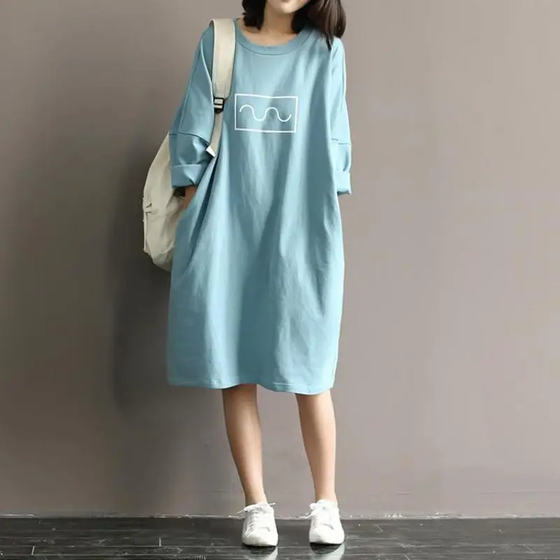 Женское хлопковое платье с коротким рукавом летучая мышь|dress cotton|women dresswomen dress casual