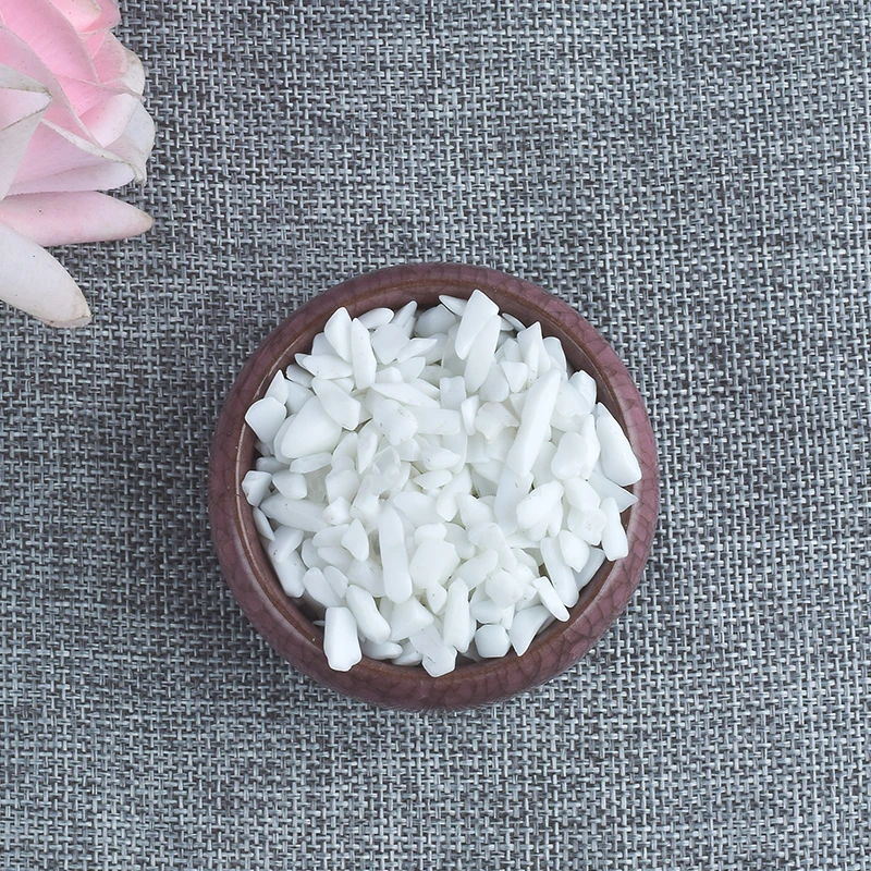 Белый Howlite 100 г щебеные камни натуральный драгоценный камень минерал чип бусина