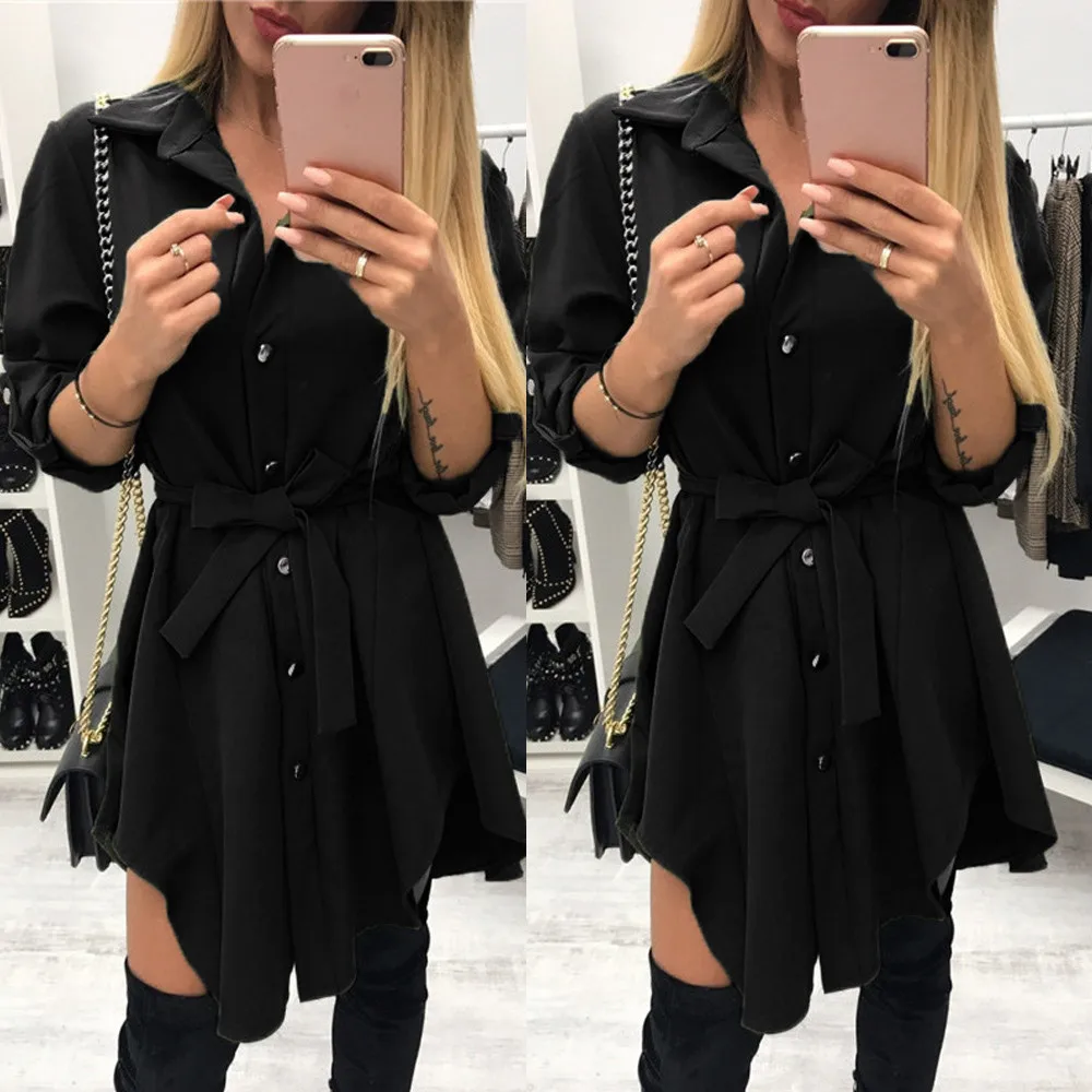 Дизайнерское летнее платье Vestidos женское Повседневное с длинным рукавом новое