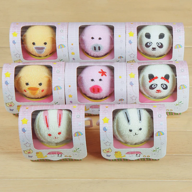 Набор мультяшных полотенец для путешествий 4 вида|Полотенца волос| |