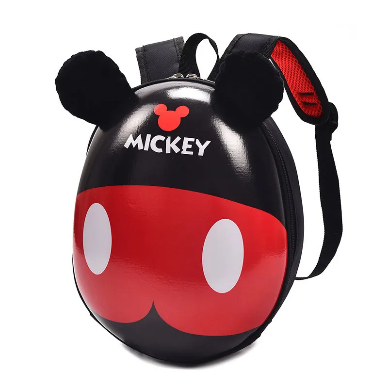 Детский мультяшный рюкзак из жесткого материала Disney Микки и Минни милый школьный