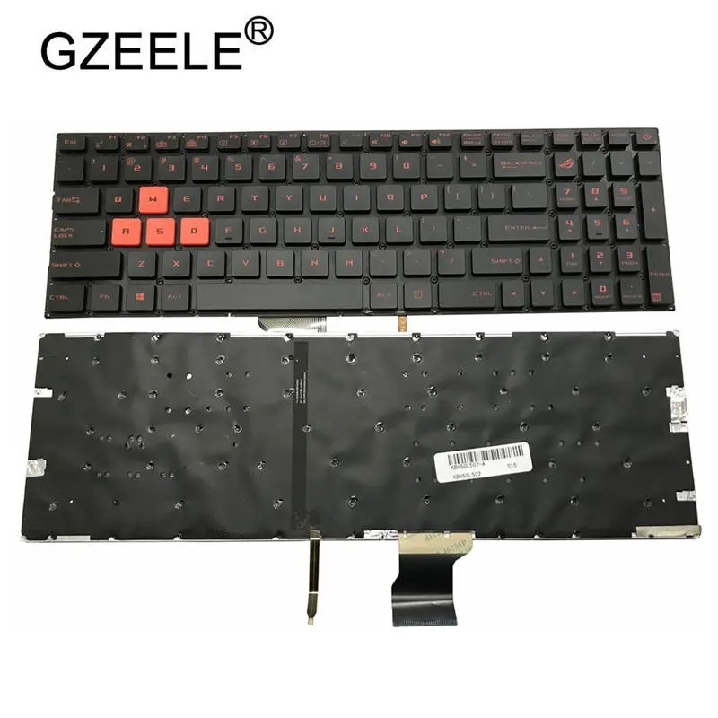 GZEELE US клавиатура с подсветкой для ноутбука ASUS GL502 GL502V GL502VT GL502VS GL502VM GL502VY US стандартная английская раскладка