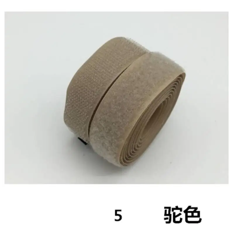 5 Camel 2cm X 5M Крючок и петля без самостоятельной клейкая крепежная лента волшебный нейлон Klittenband Швейные аксессуары полиэстер Домашний без клея 2 см* 5 метров - Цвет: 5 Camel 2cm X 5M