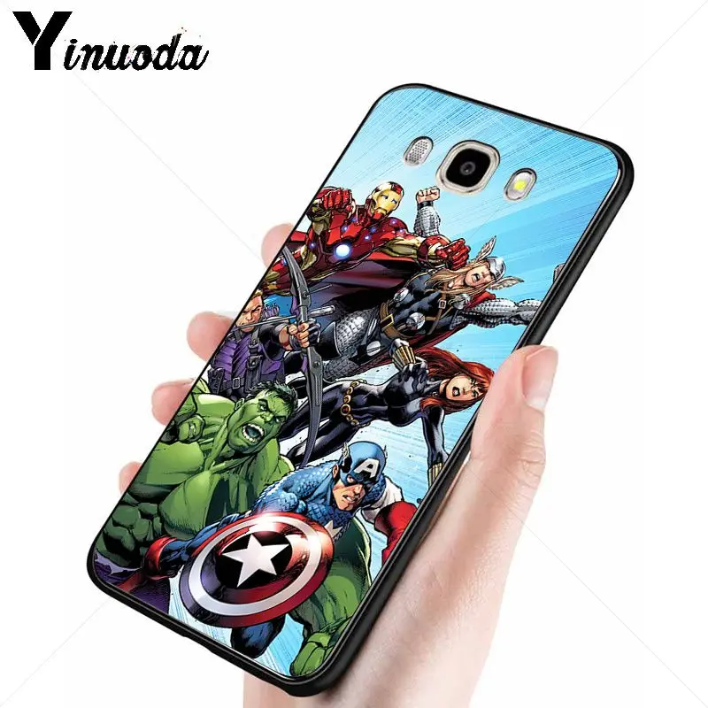 Yinuoda Марвел комиксы Халк гиганты Робер Брюс чехол для телефона Samsung Galaxy j6plus j7 prime j8 j2 j4plus 2018 coque|Чехлы-накладки|