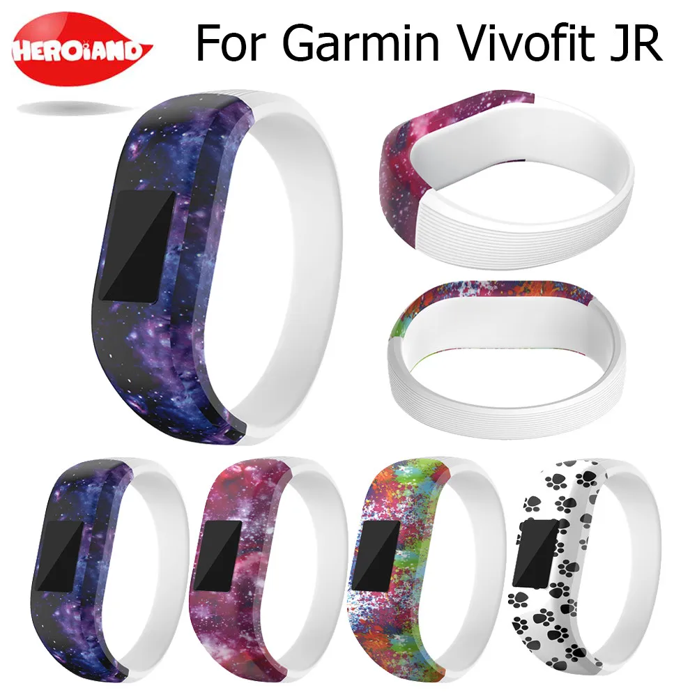 Мягкий браслет на запястье ремешок держатель для Garmin VivoFit Jr/для JR 2 JR2 отслеживания