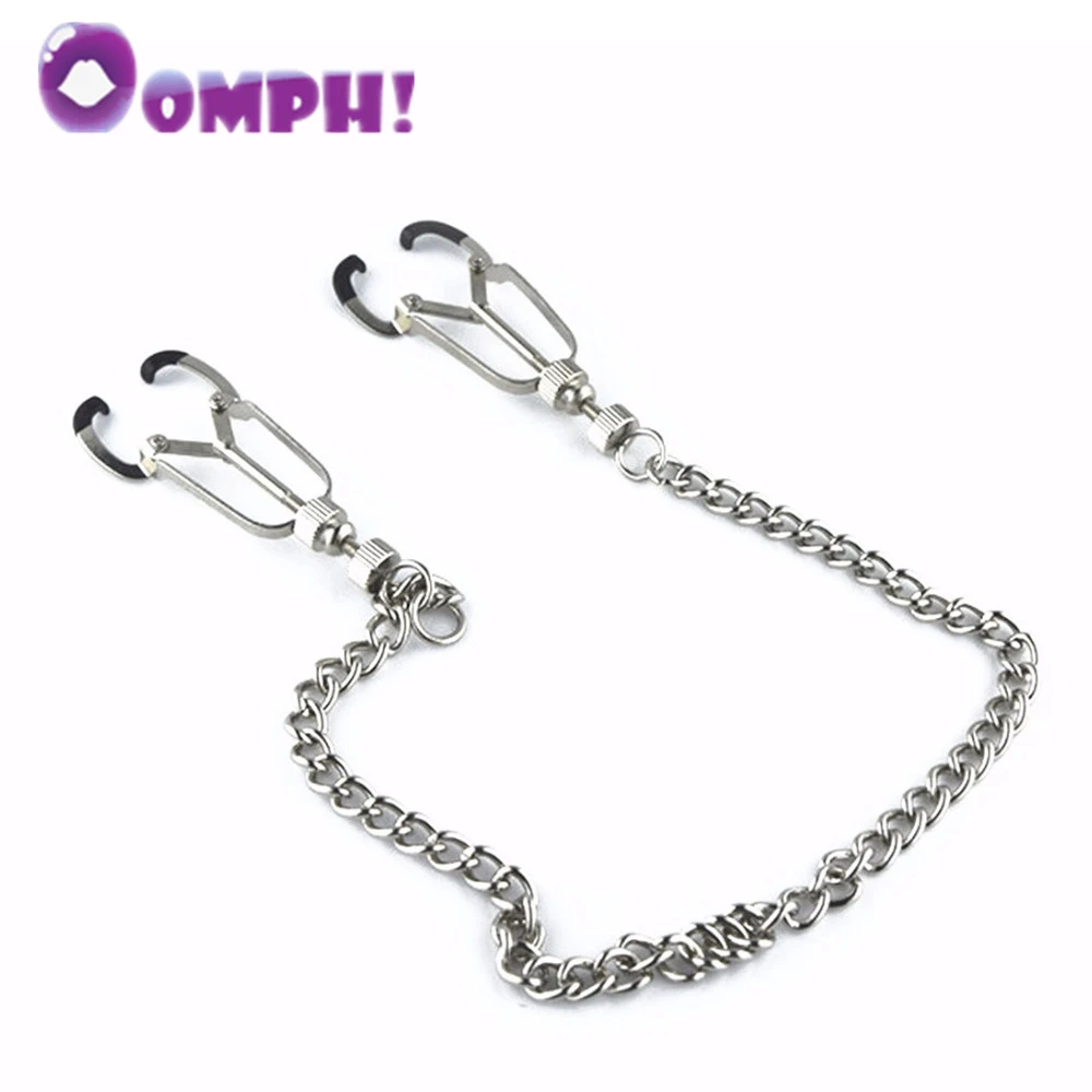 Бренд Шарм! Фэнтези длинной цепи Соски Зажимы груди с металлической цепочкой