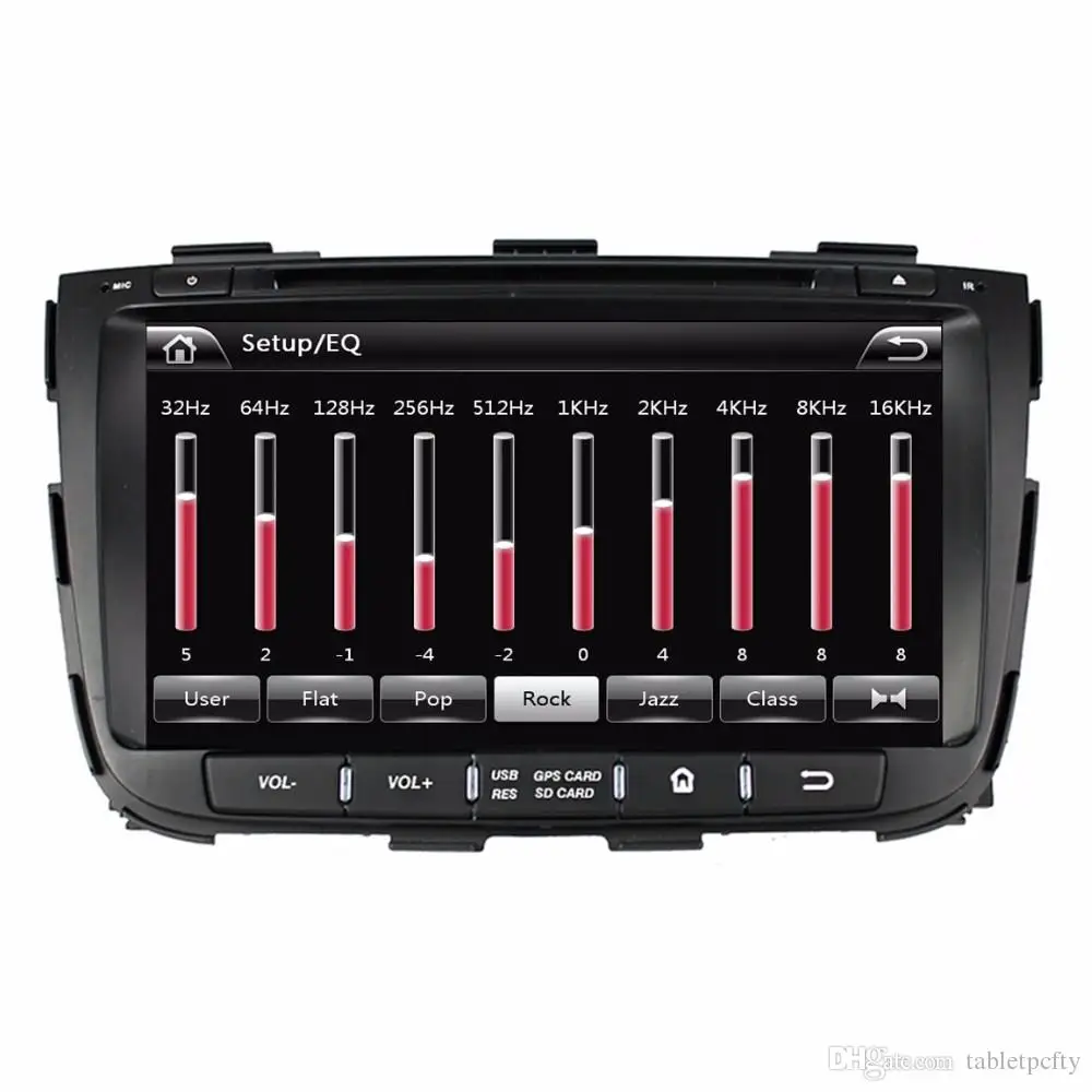 " in-dash автомобильный dvd-плеер с gps(опционально), аудио Радио стерео, USB/SD, AUX, BT/tv, Автомобильный мультимедийный головной убор для Kia SORENTO 2013