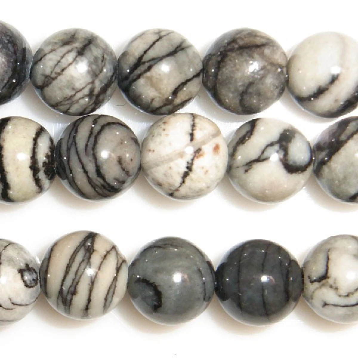 

2017 New New Arrival Semi-precious Round-brilliant-shape Natural 8mm Round Zebra Jaspers Stone jaspe r Beads Approx 50pcs