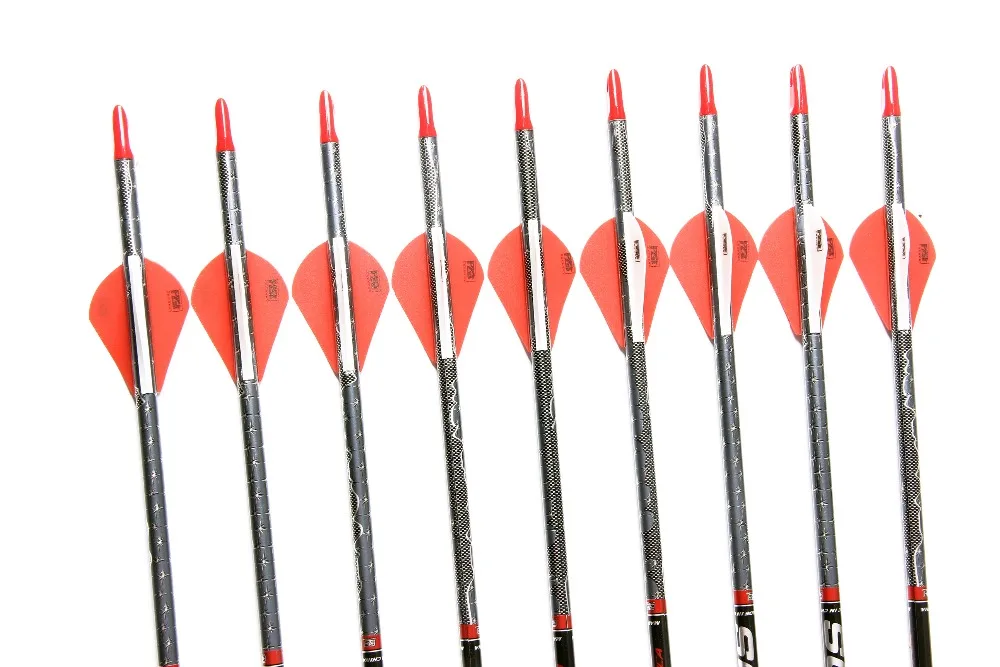 PG1ARCHERY 6/12/24 PK 30 дюймовые охотничьи стрелы со съемными наконечниками для