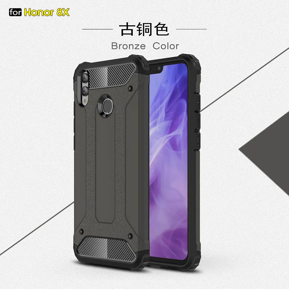 Армированный чехол для huawei HONOR 8X X8 JSN-L22 JSN-L21 JSN-L23 HONOR8X чехол для телефона для huawei смартфона HONOR 8 X JSN L21 L22 L23 рамка Обложка