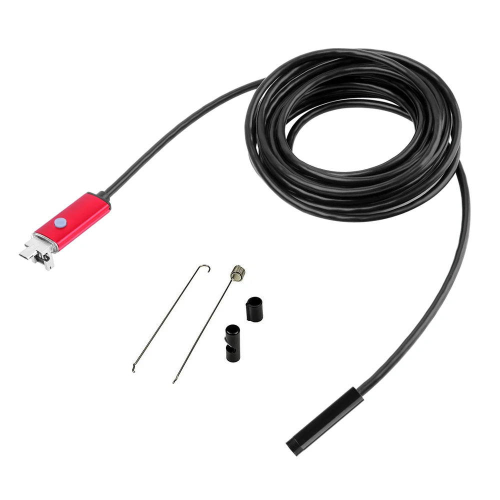 Мини USB эндоскоп KKMOON 5 мм м 2 в 1 микроскоп usb бороскоп камера для проверки цифровая