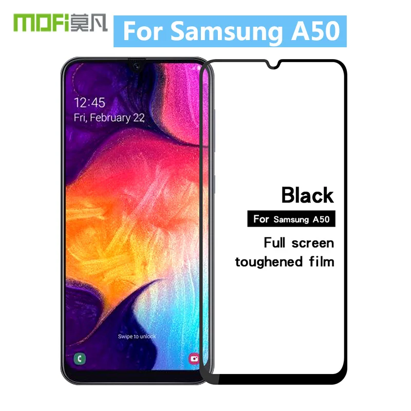 Защитное стекло MOFi для Samsung A50 6 4 дюйма закаленное с полным покрытием Galaxy