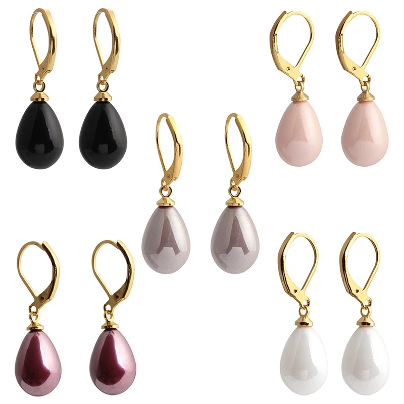 Серьги-гвоздики с натуральным жемчугом 10 мм | Украшения и аксессуары