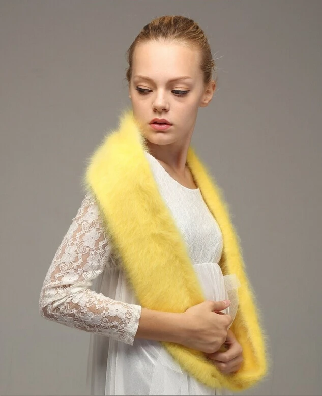 Женский шарф из кашемира теплый натурального меха норки FP862 2019|fur pashmina|cashmere scarffashion