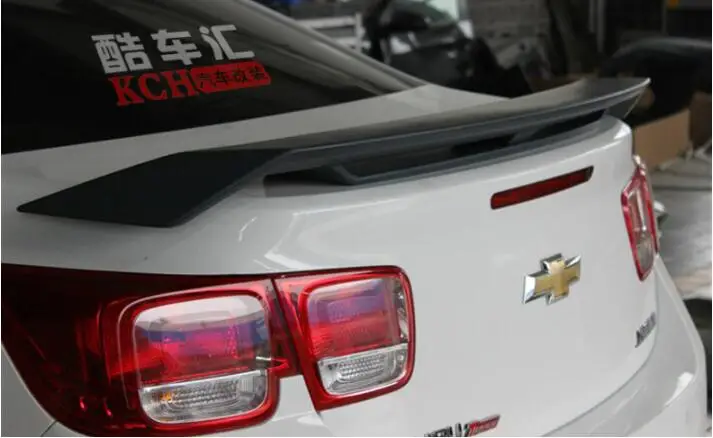 ABS Краски заднего крыла багажник выступ Спойлеры подходит для Chevrolet Malibu 2012 2013 2014