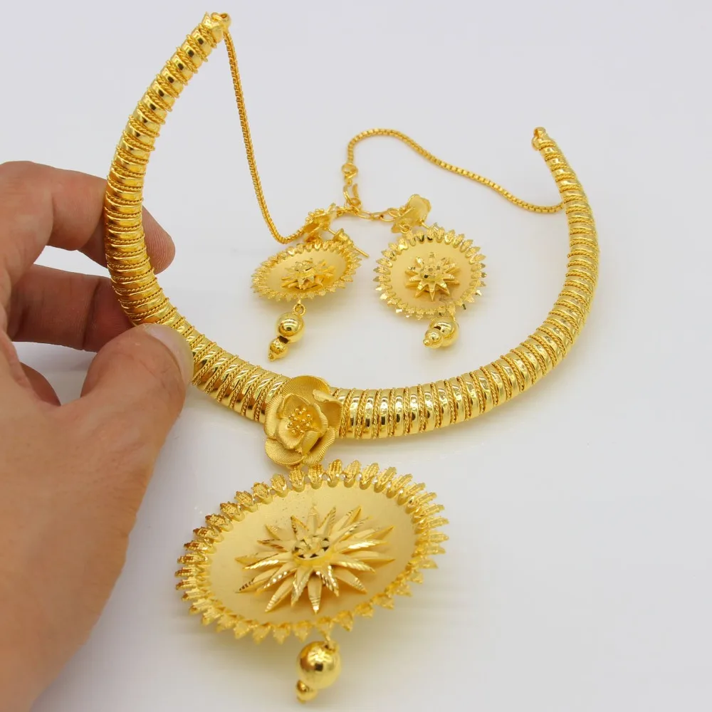 Новое ожерелье/серьги/кулон свадебные ювелирные наборы для женщин и девушек