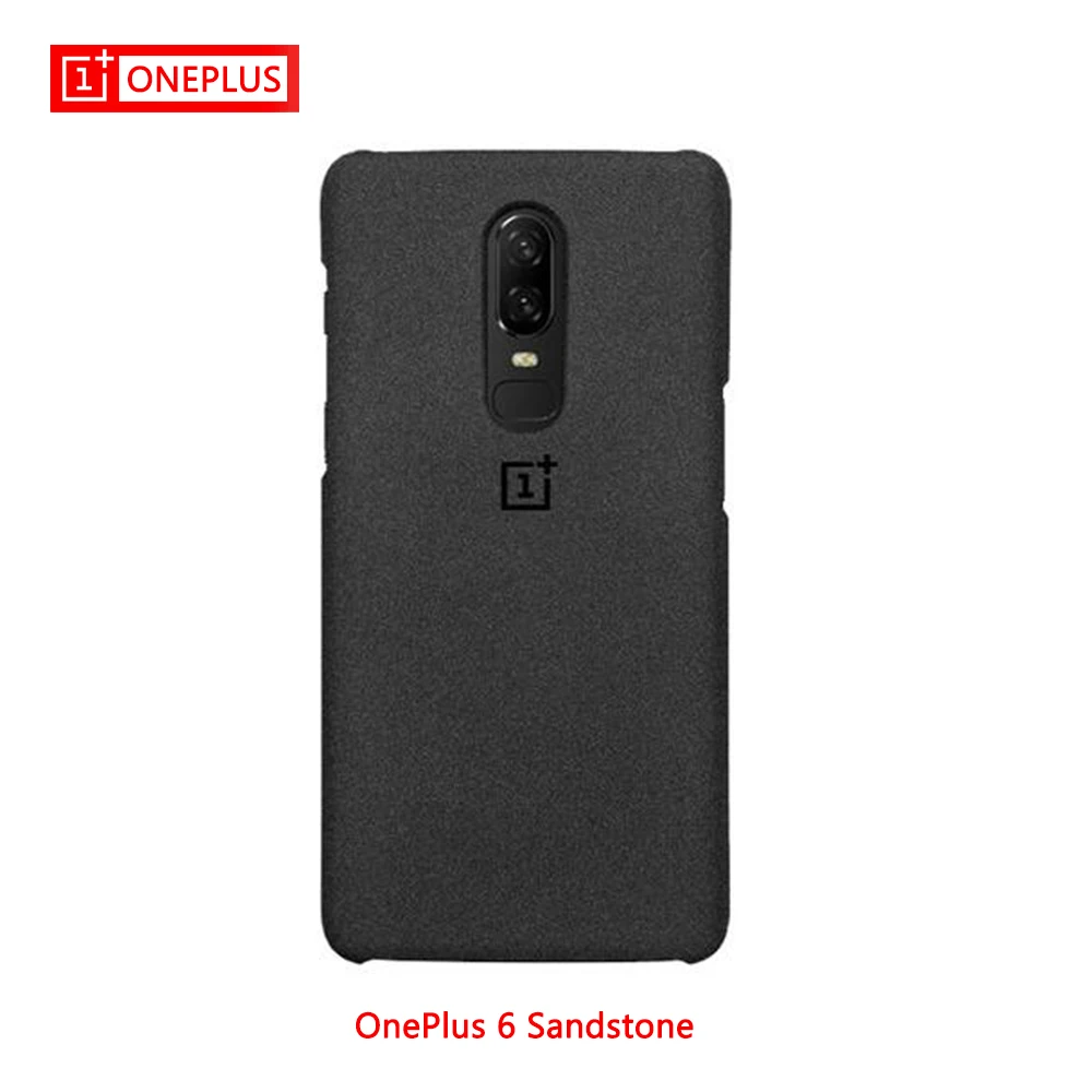Чехол для oneplus 6 100% оригинальный Официальный чехол защитный из песчаника one plus