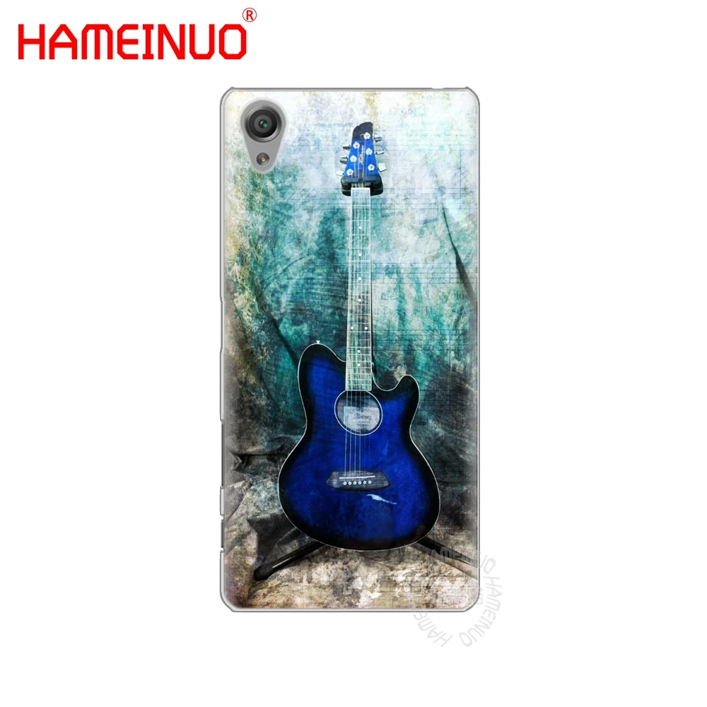 Чехол для телефона HAMEINUO гитары blue music note bass sony xperia C6 XA1 XA2 XA ULTRA X XP L1 L2 compact XR/XZ/XZS PREMIUM |