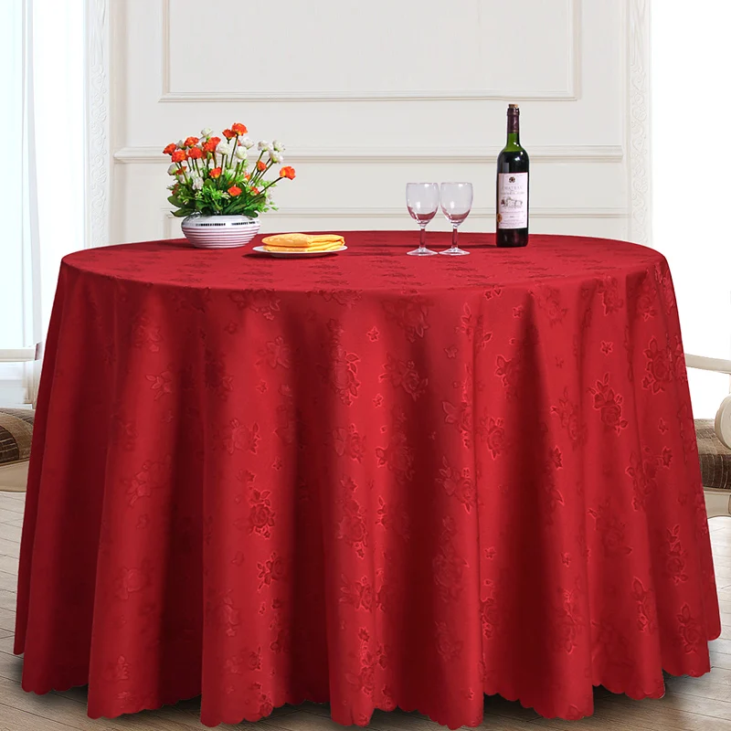 Новая красная маслостойкая Скатерть WLIARLEO для обеденного стола ресторана свадьбы