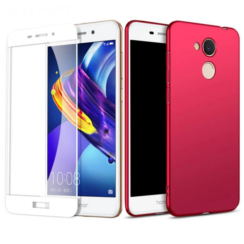 Ультратонкий жесткий чехол для Huawei Honor 6C NOVA Smart Phone + Полное Защитное стекло |
