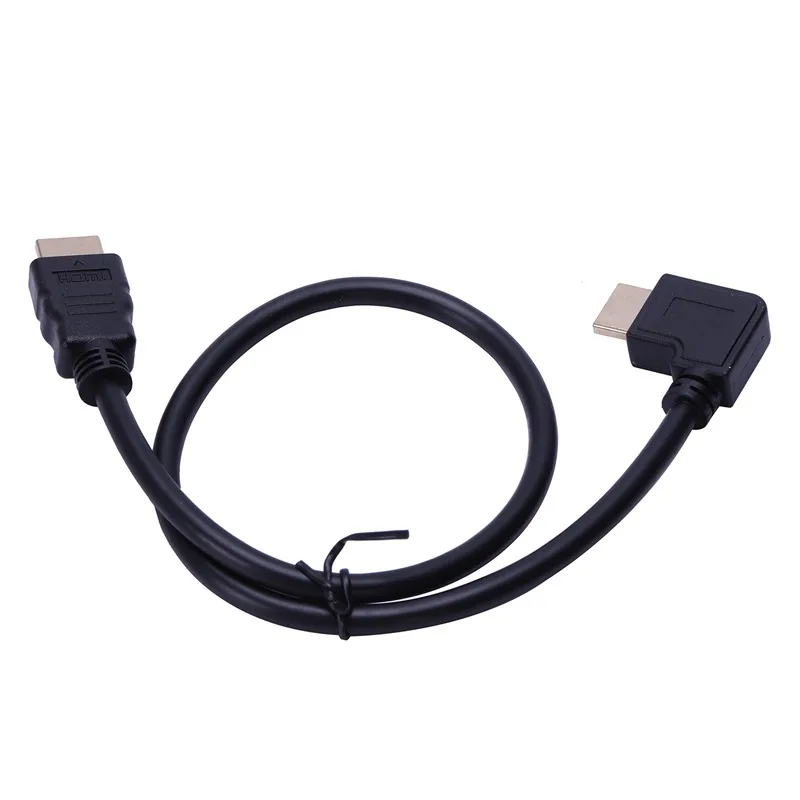 ABGN горячий 90 градусов правый угол A к Hdmi 2 0 высокоскоростной кабель Позолоченный