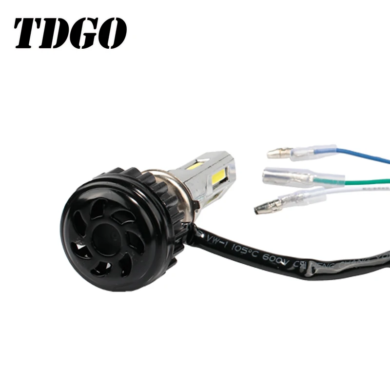 TDGO мотоцикл фар H6 свет Ba20d DC12v фары лампы головы луч света белый главный 24 W 2400LM