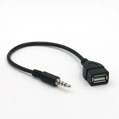 3 5 мм USB адаптер для прослушивания музыки в машине гнездо кабеля Мужской