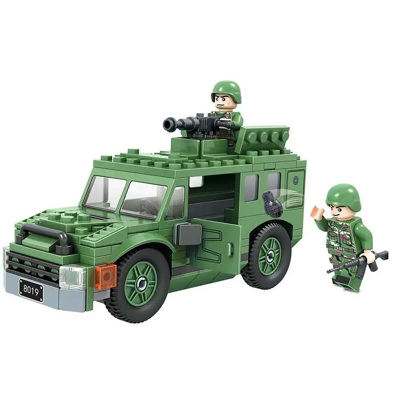 Winner 8019 бронированная патрульная машина армейские военные солдаты Танковые Пушки