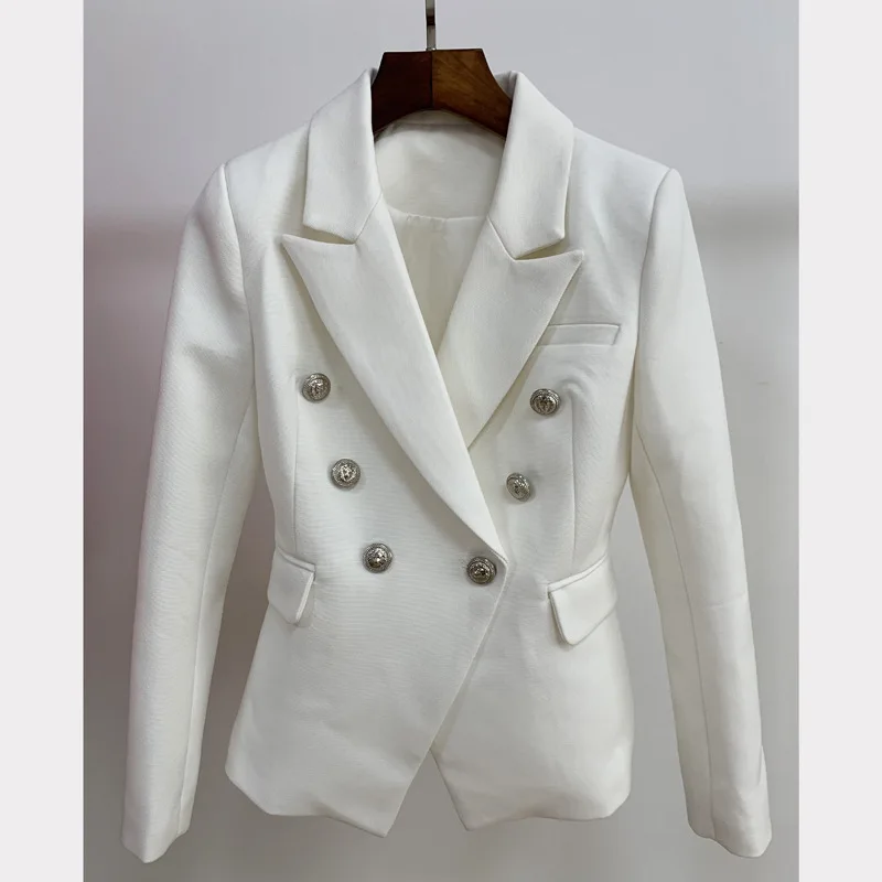 High Quality Ladies Blazer Long Sleeve Blaser Women Suit Jacket Female Feminine Blazer Femme Classic Black White Formal Coats