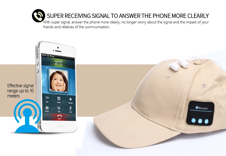 CALION G7 для женщин и мужчин новинка Bluetooth музыка бейсболка беспроводная спортивная