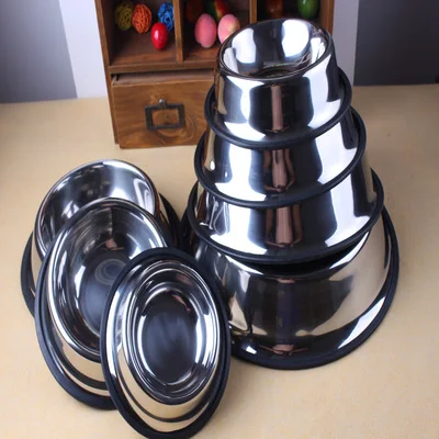 

Hot Sell Metal Stainless Steel Cat Dog Drink Bowl Polished Durable Non Slip Rubber Grip S.M,L Size