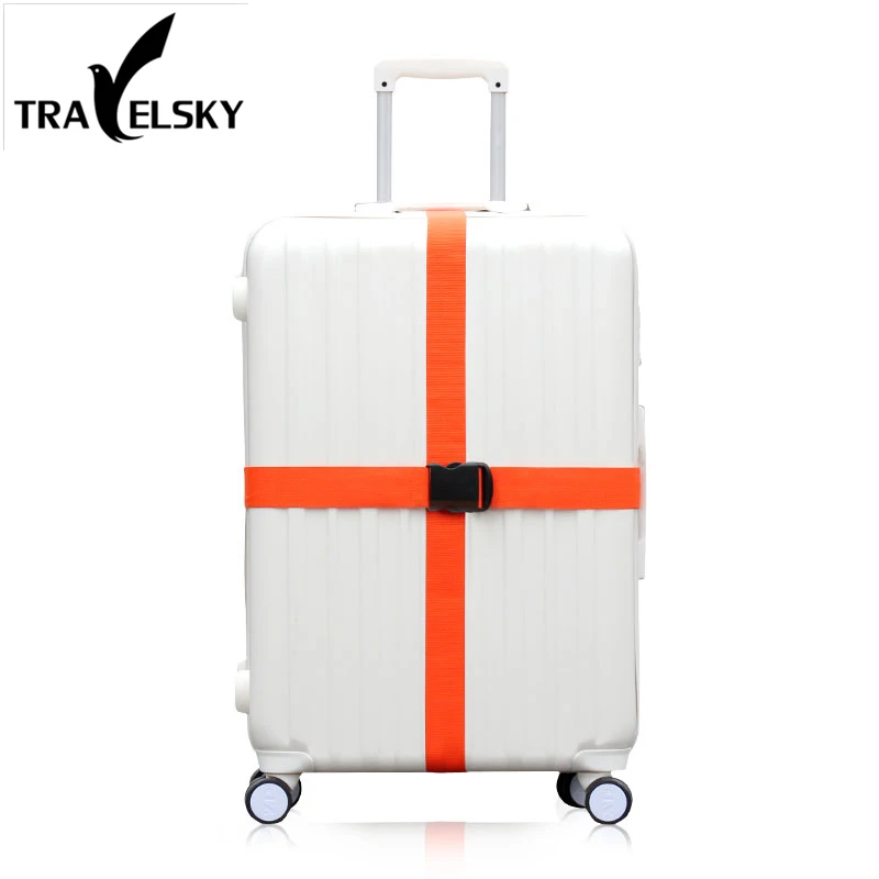 Travel Accessories Straps Strong Adjustable Nylon Buckle Luggage Belt 18&quot-34&quot Suitcase Strap 7 Colors Free Shipping | Багаж и