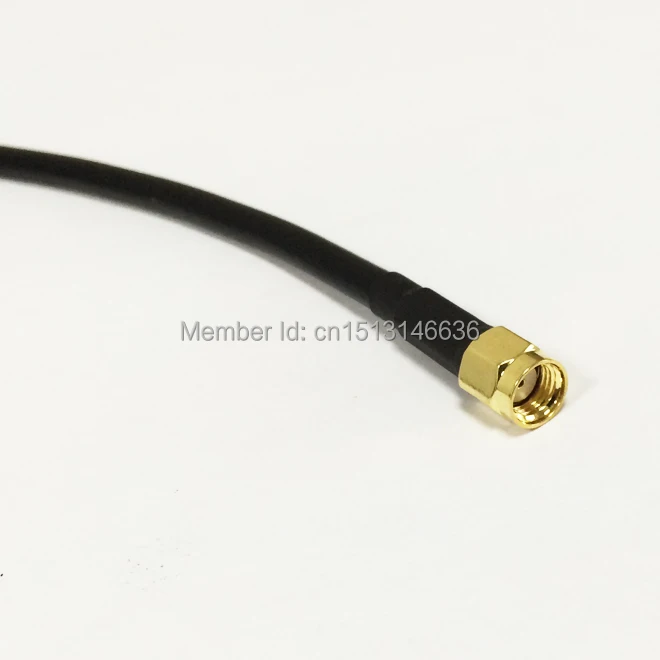 Новый модемный коаксиальный кабель RP SMA Штекерный разъем Переключатель RG58 Pigtail 50