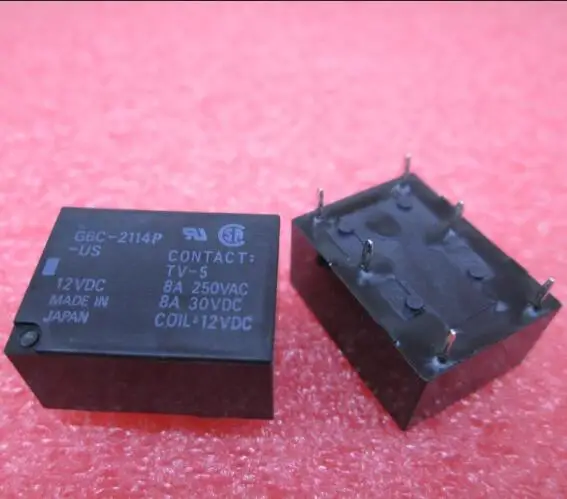 

NEW relay G6C-2114P-US 12VDC G6C-2114P-US-12VDC G6C-2114P DC12V 12vdc 12V 6PIN