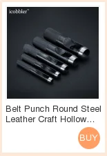 Автоматический пробойник для ремней leather craft сменный длинный беззвучный перфоратор+ 6 наконечников