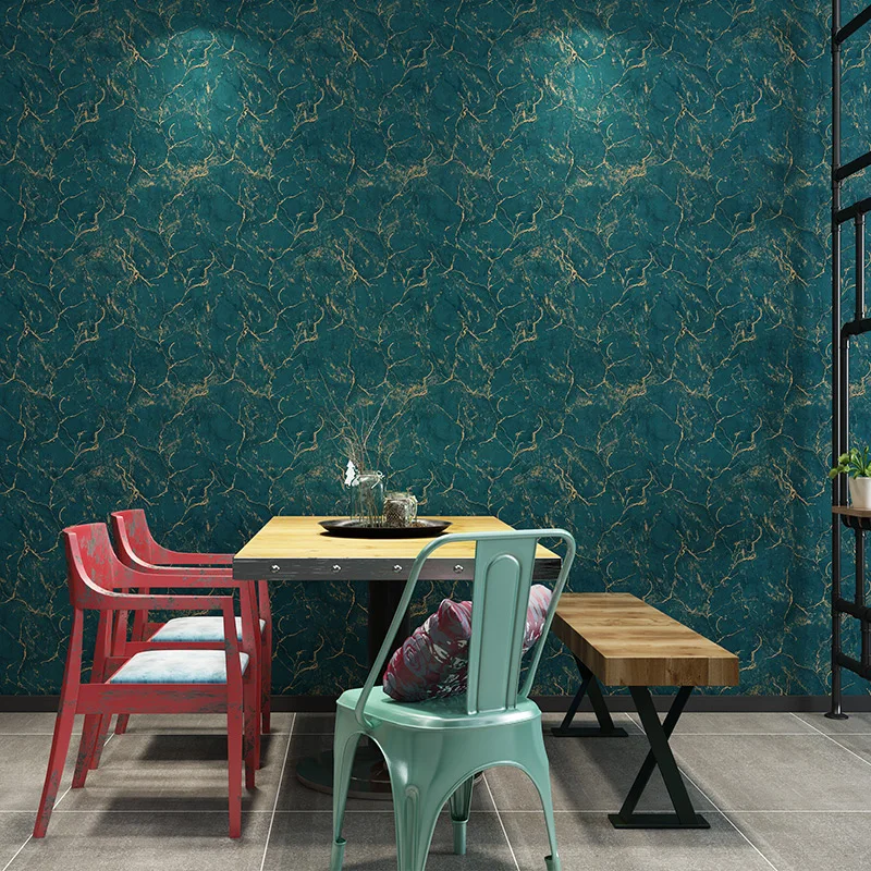 

Walltalk Marble Wallpapers Home Improvement Living Room Bedroom Wall Paper Roll Grey Blue Contact Paper papel decorativo pared