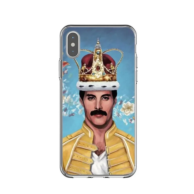 Фредди Меркури Queen band с принтом мягкий из ТПУ силиконовый чехол для телефона