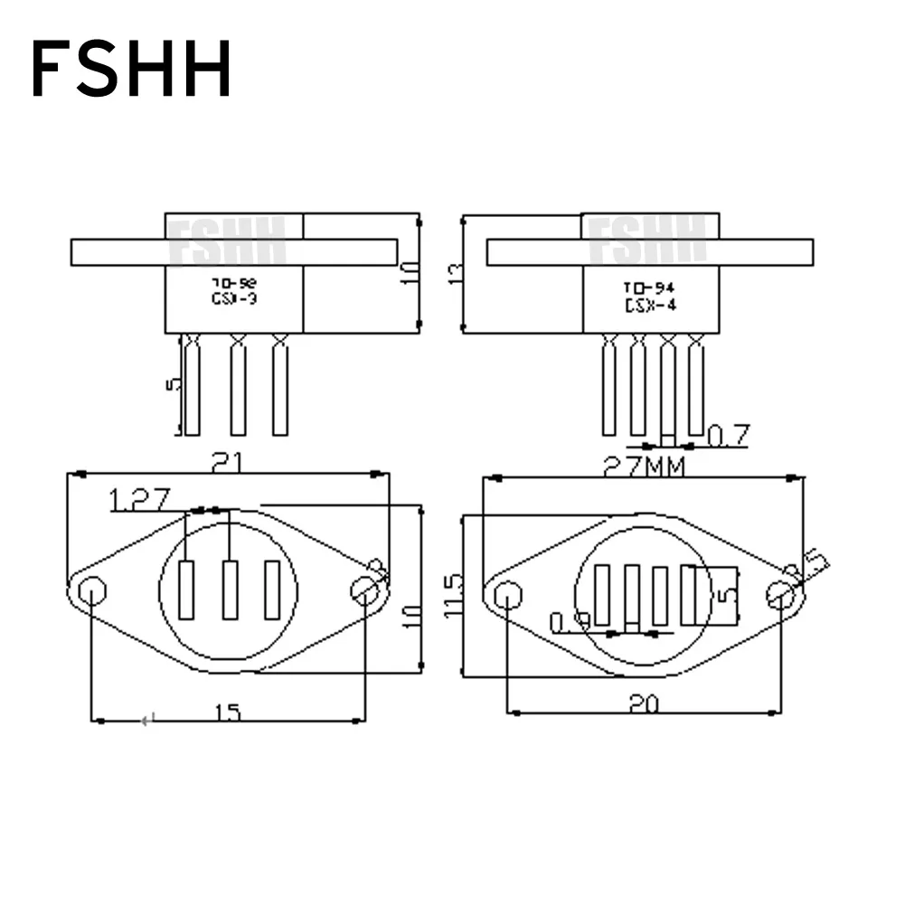 TO-94 TO94 круглая тестовая розетка/Керамическая розетка высокой