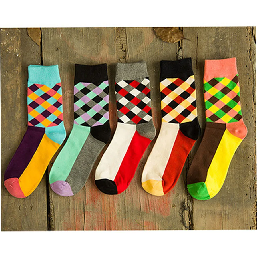 Носки COSPLACOOL высококачественные носки в английском стиле клетчатые с