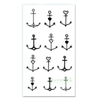 Водонепроницаемые временные тату наклейки милые маленькие наклейки с якорем тату флэш-тату поддельные татуировки для Одежда для детей девочек