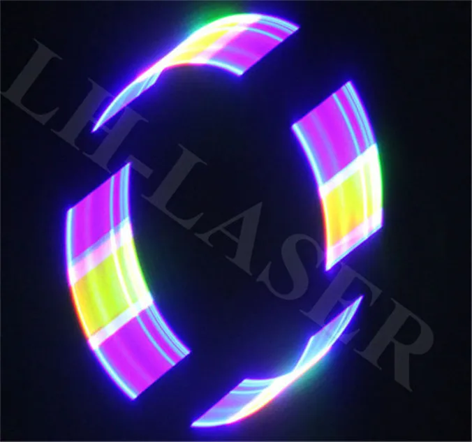 Новый 2000 МВт RGB красный зеленый синий полный цвет анимацией лазер для сцены огни