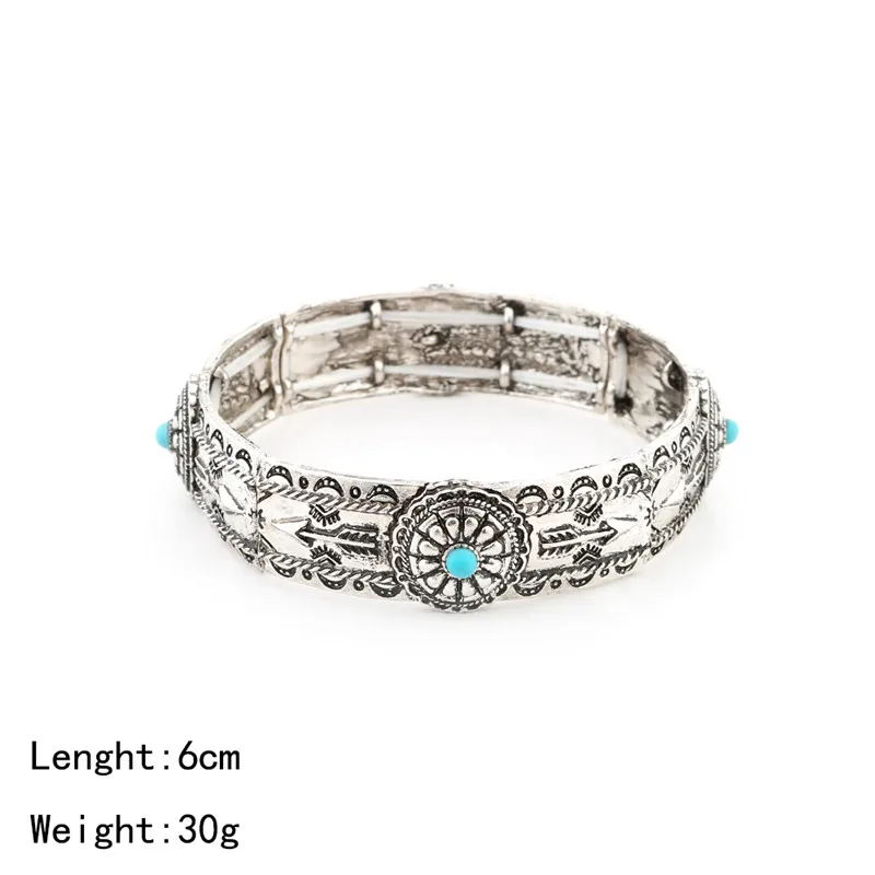 Ethnic Cuff Bangle Womens Bracelet Deco Stones Vintage Boho Bohemian Tribal Jewelry 2019 | Украшения и аксессуары