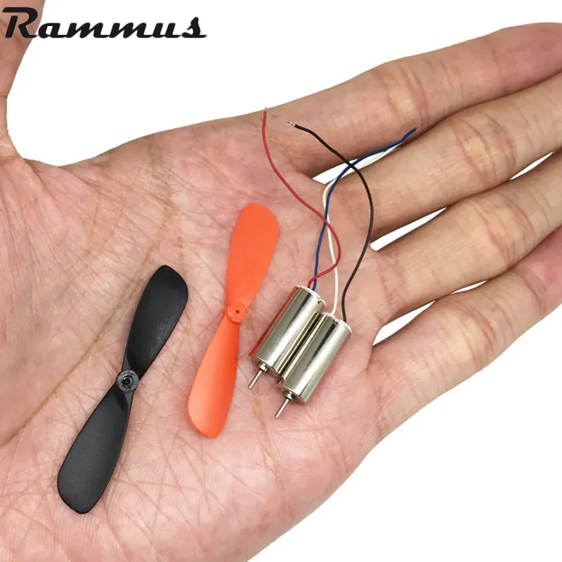 Rammus 2 шт./компл. Φ 7*16 мм Micro DIY Вертолет без сердечника 716DC двигатель с пропеллером