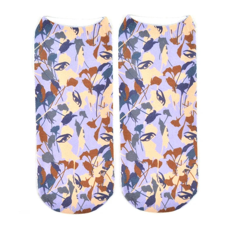 Носки с объемным рисунком из мультфильма носки леопардовым принтом черепом