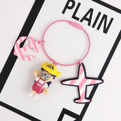 Мультяшный Радужный брелок для ключей с изображением утки кролика женский