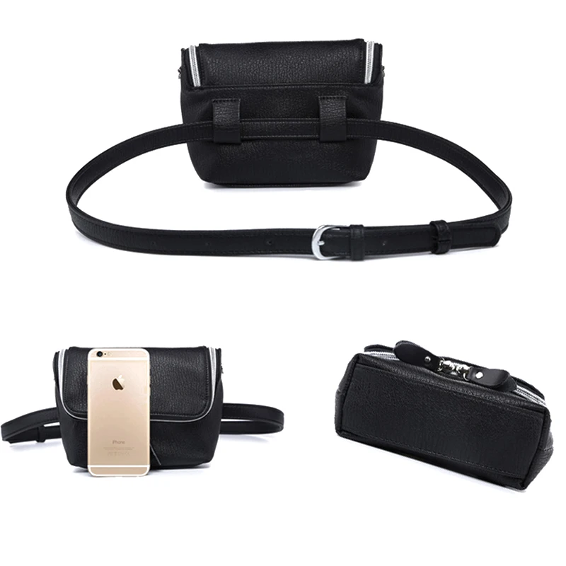 Женская поясная сумка из искусственной кожи Повседневная водонепроницаемая на