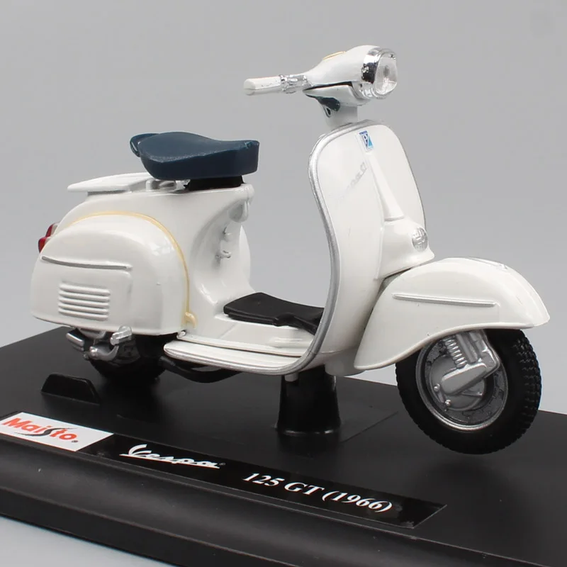 Childs мини 1:18 весы maisto Piaggio Vespa 125 GT 1966 скутер мотоцикл литые автомобили мотоцикл игрушки модели для коллекционных