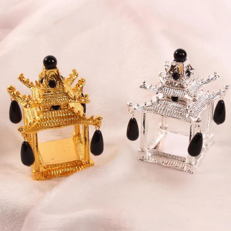 Кольцо для салфеток Pagoda (золото серебро) | Дом и сад