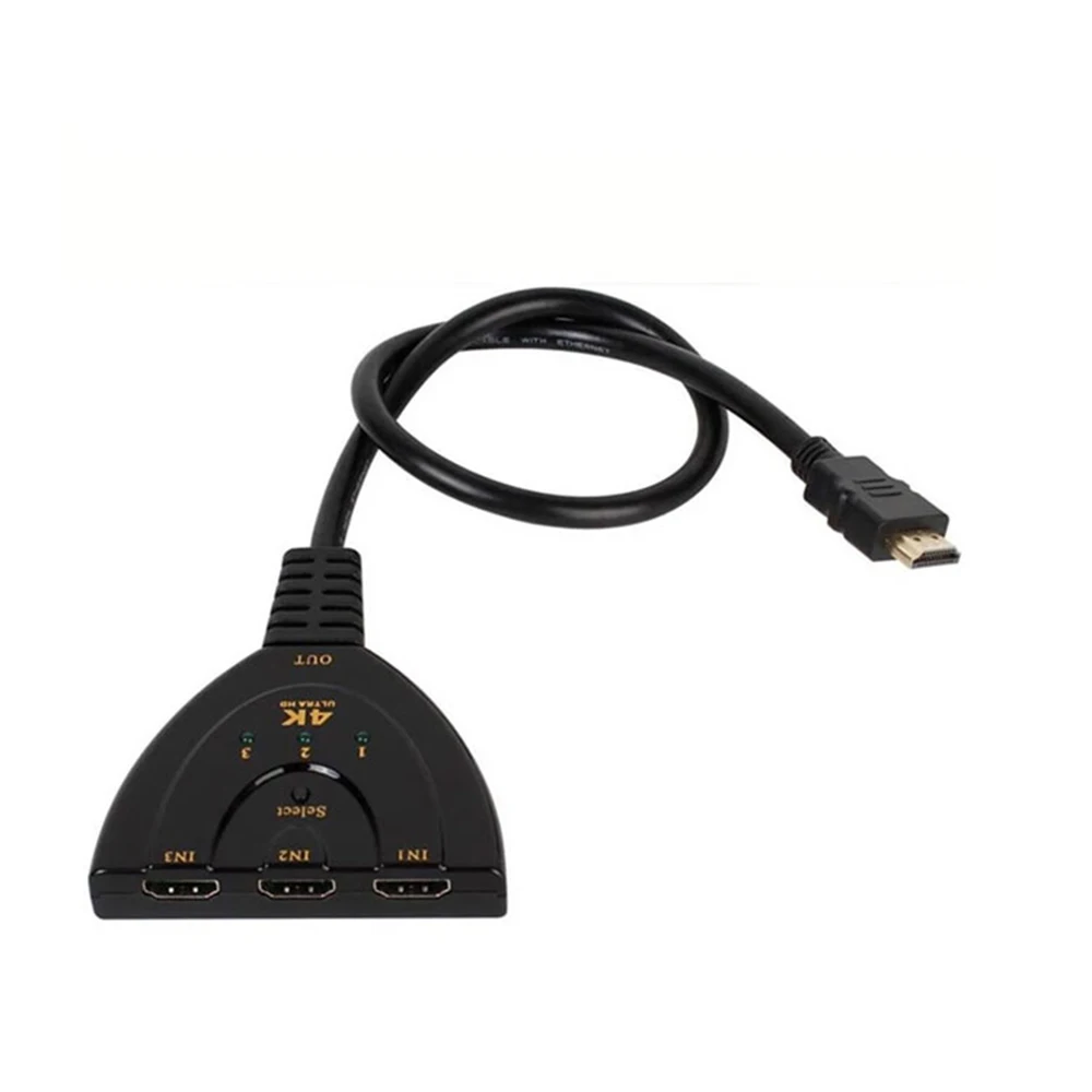 Kvm переключатель Hdmi три в один свиной хвост 3 1 выход 4K * 2K с линейным видео