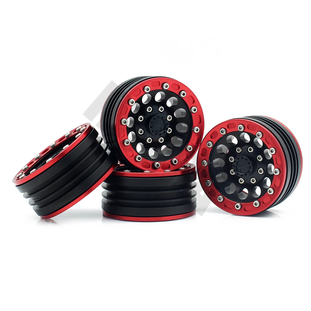 INJORA RC Гусеничный диск 1 9 дюйма металлический сплав BEADLOCK обод колеса 4 шт./компл.